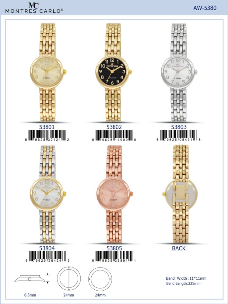 12 pieces Ladies Watch - 53801 assorted colors - Women's Watches