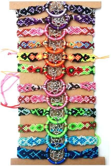 24 Pieces of Wholesale MultI-Color Dream Catcher Bracelet