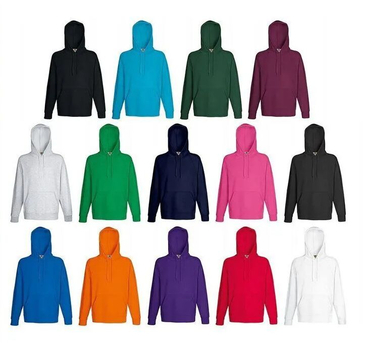 24 Wholesale Billionhats Unisex Pull Over Fleece Hoodies Assorted Colors Size S