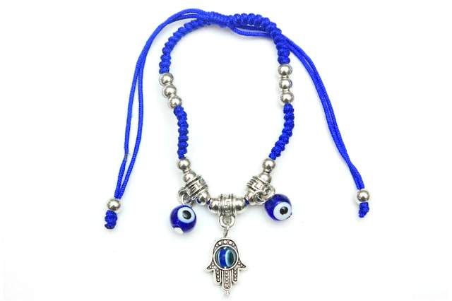 24 Pieces Hamsa Bracelet (blue) - Bracelets