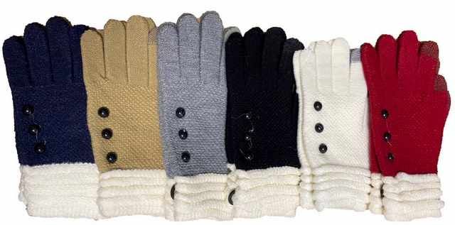 24 Pairs of Wholesale Knitted Winter Texting Glove