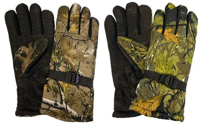 24 Pairs of Tree Camo Winter Glove With Inside Lining And AntI-Slip