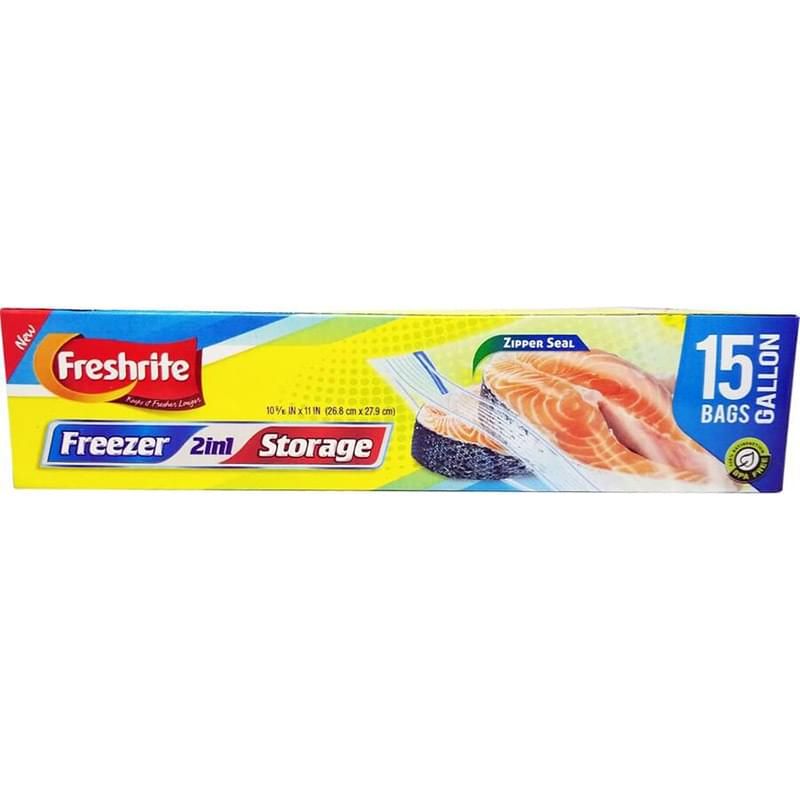 24 Pieces of 15ct One Gallon Zipper Freezer Bag