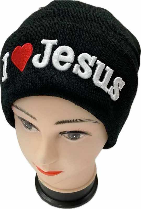 24 Pieces Wholesale I Love Jesus Winter Beanie - Winter Beanie Hats