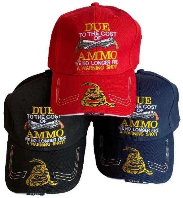 24 Pieces Wholesale Due To The Cost Of Ammo - Baseball Caps & Snap Backs