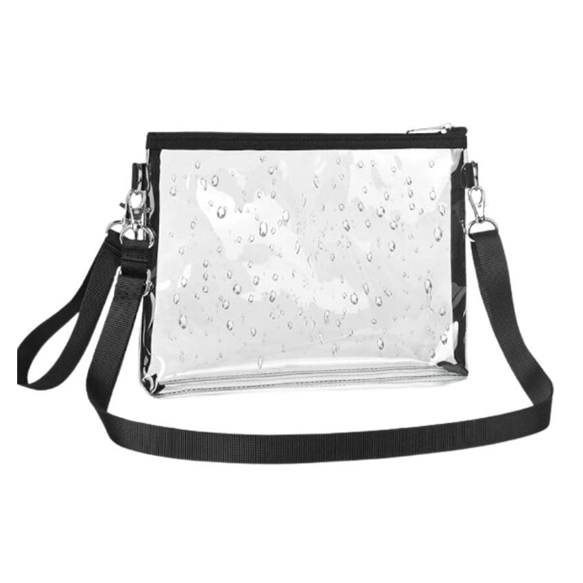 12 pieces Small Clear Handbags - Transparent Cosmetic Bags - Cosmetic Cases