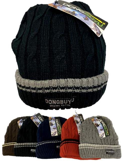 24 Pieces of Wholesale Man Style Winter Hat/beanie