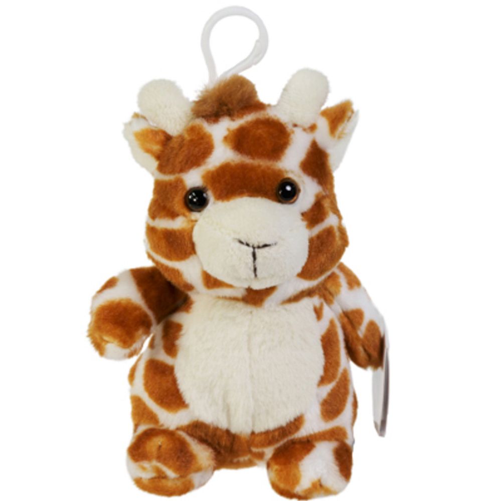 24 pieces Plush 5in Chubby Giraffe Geraldine W/clip Wish Pets - Plush Toys