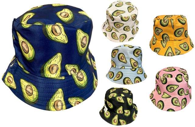 24 Pieces of Wholesale Avocado Style Bucket Hat