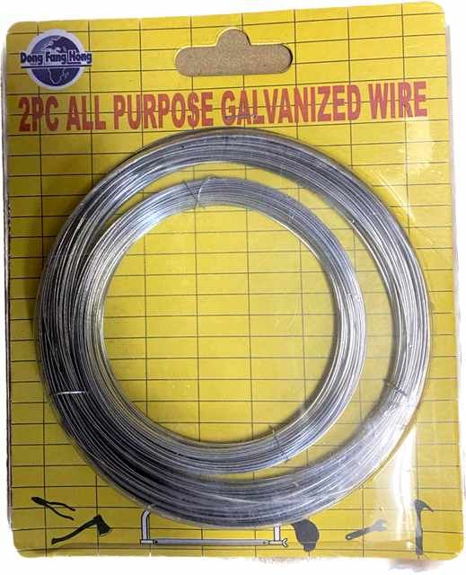 24 Pieces of Wholesale 2pc All Purpose Galvanized Wire