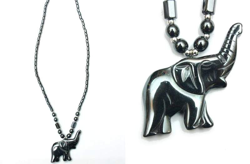 24 Pieces of Wholesale 21" Elephant Hematite Necklace