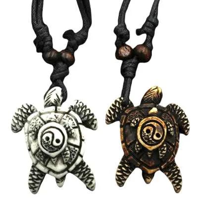 24 Pieces of Yingyang Turtle Necklace