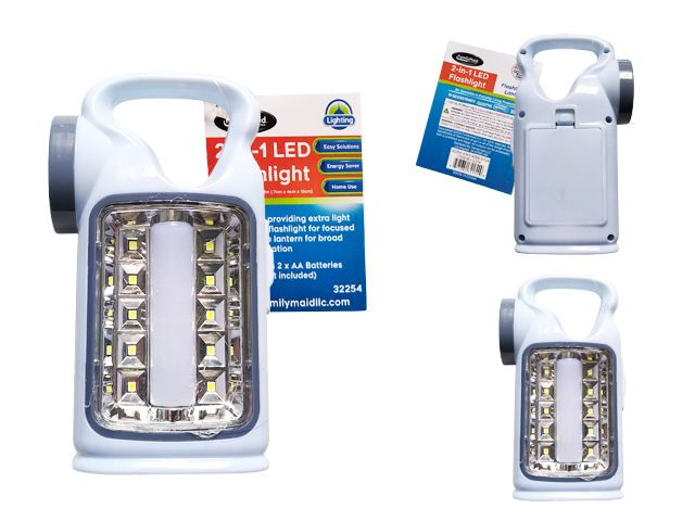 96 Pieces of 2-IN-1 Led Flashlight And Lantern