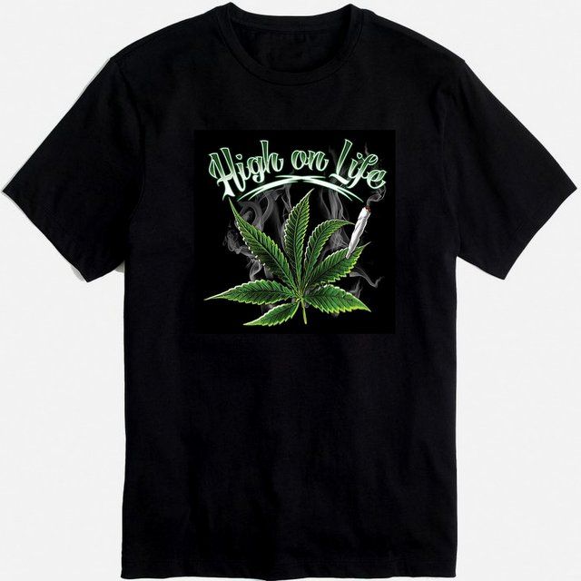 24 Pieces of Wholesale High On Life Black Tshirt