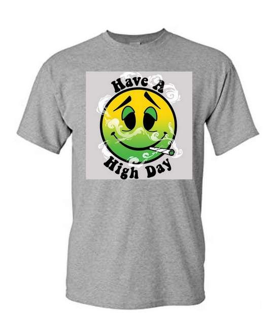 24 Pieces of Wholesale Have A High Day Sports Gray Tshirt Xl Only