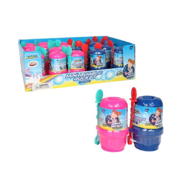 48 Pieces 1.35oz Mini Bubble Bucket - Bubbles - at - alltimetrading.com