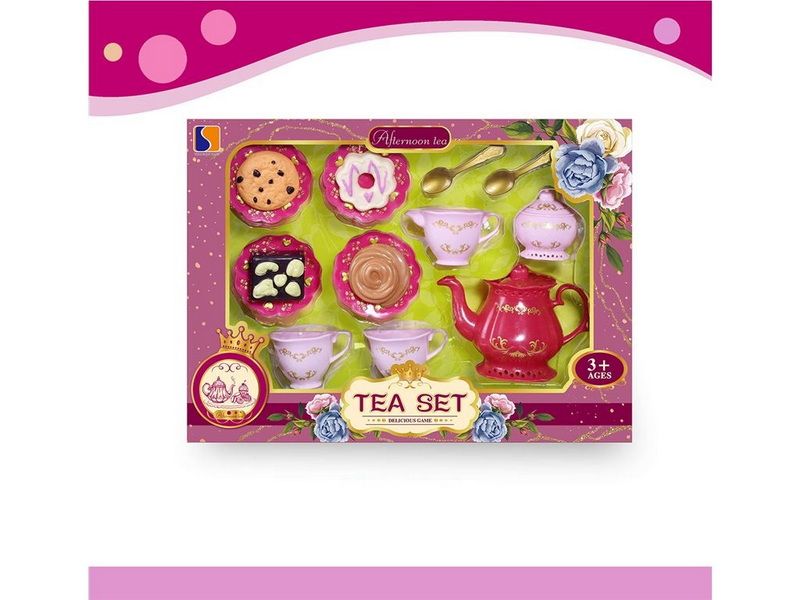 8 Pieces of Tea Set In Open Blister Box