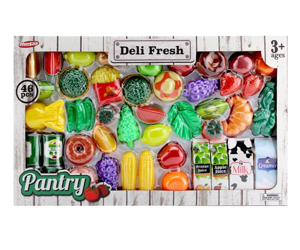 6 Pieces of Pantry - Deli Fresh -46 Pcs. Food Set