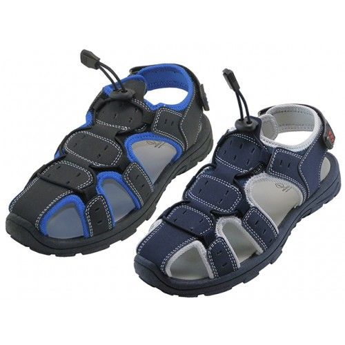 Boys Velcro Adventure Sandal - Black