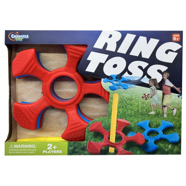 4 pieces of Outdoor Throwing Ring Toss Game With Stake And Rings