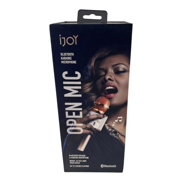 6 pieces Ijoy Open Mic White And Rose Gold Bluetooth Karaoke Microphone