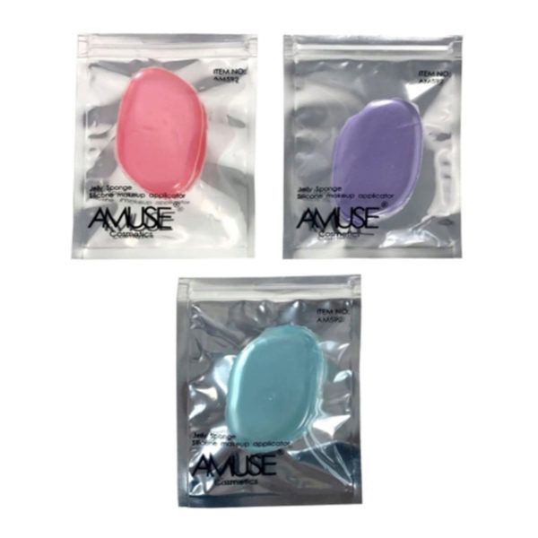 72 pieces of Amuse Cosmetics Jelly Silicone Makeup Applicator In Assorted Colors