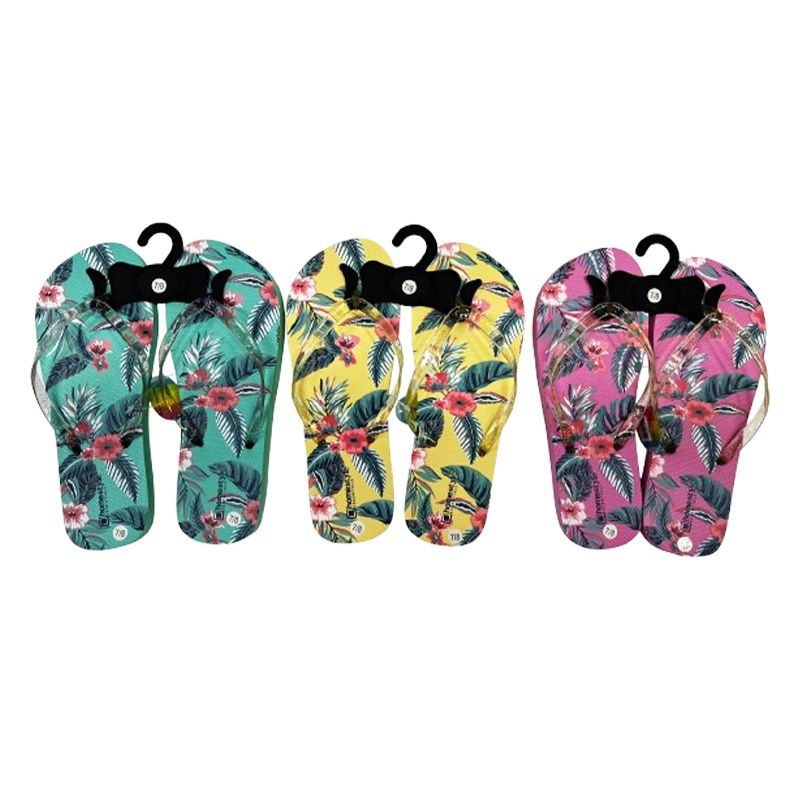 72 Pieces of Ladies Flip Flops 3 Assorted