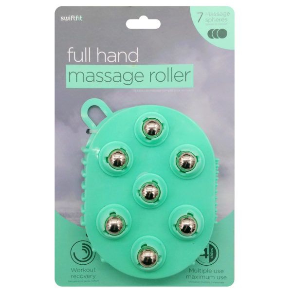 12 pieces of Swift Fit Teal 4 Sides Full Hand Massage Roller With 7 Spheres