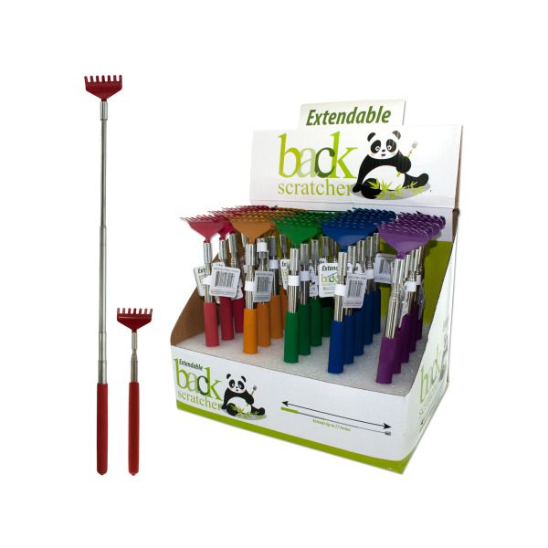 25 pieces of Colorful Back Scratcher Countertop Display