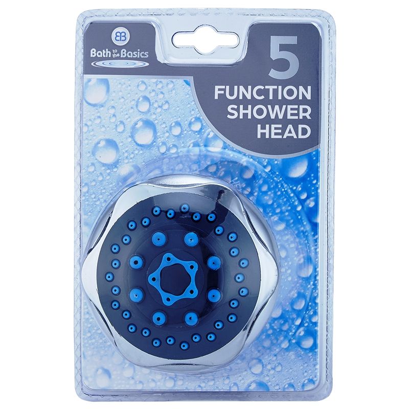 12 pieces of 9cm Shower Head 5 Function Chrome