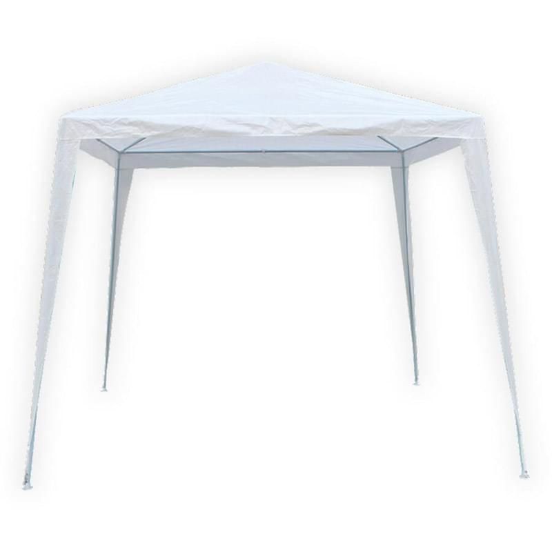 White Tent 8"x8" Top, 0"x0" Bottom