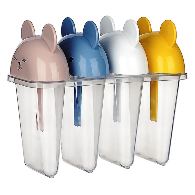 24 pieces of Set Of 4pc Plastic Popsicle Molds