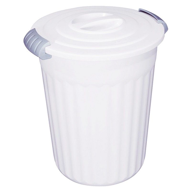 6 Pieces of 24qt. Utility Can White