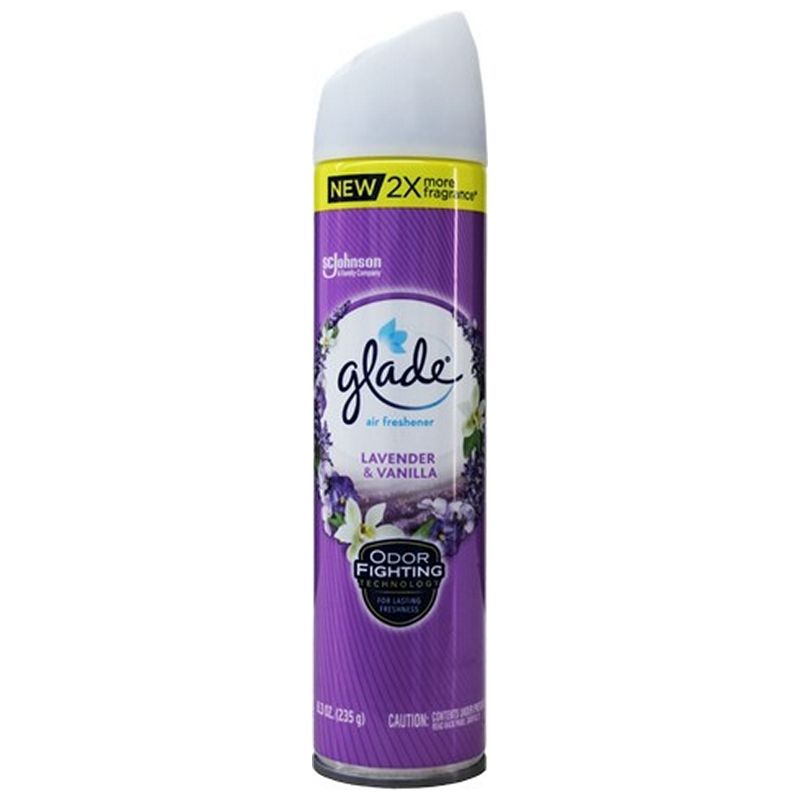6 pieces of 8.3oz Glade Lavender & Vanilla Airfres
