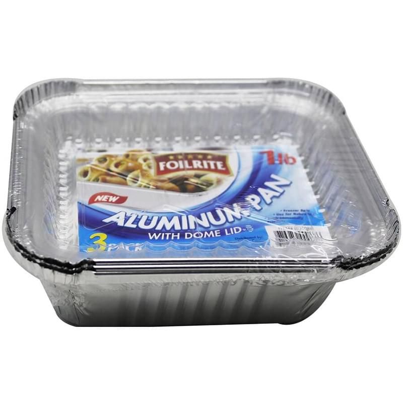 36 pieces of 1 Lb Pan W/dome Lid 3pk