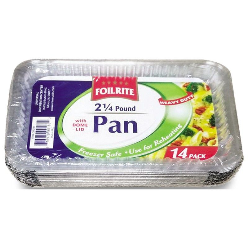30 pieces of 2 1/4 Lb Pan W/dome Lid 14pk