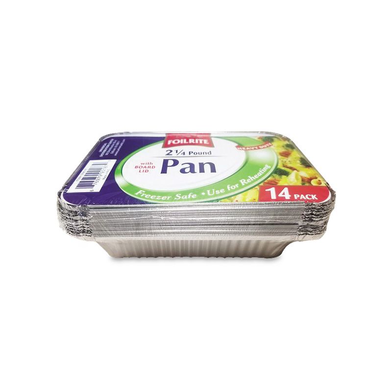 30 pieces of 2 1/4 Lb Pan W/board Lid 14pk