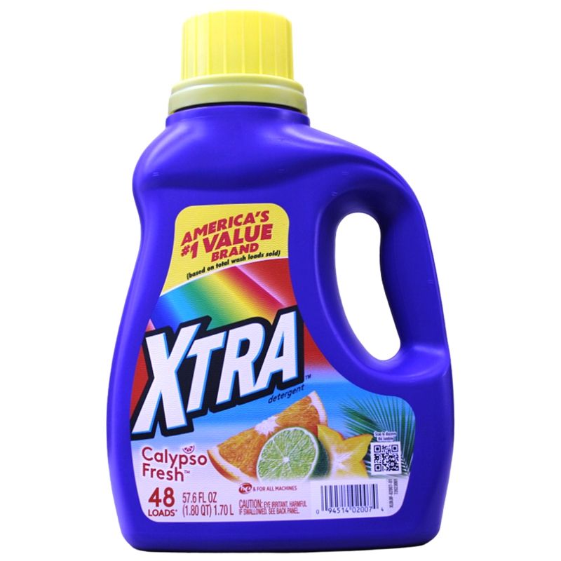 6 pieces of 57.oz Xtra Laundry Calypso Fresh