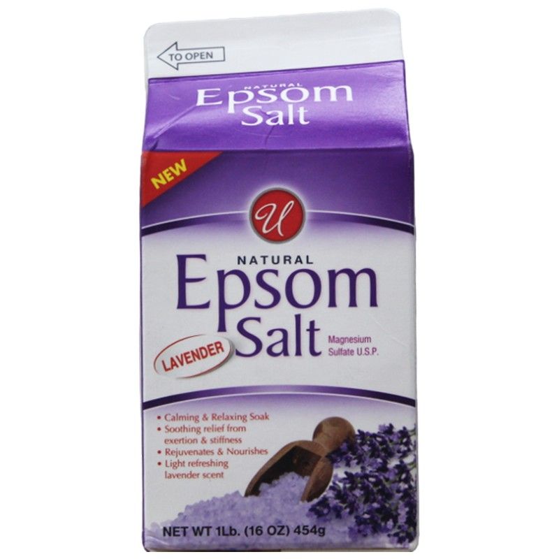 12 pieces of 1lb Epsom Salt Lavender Box