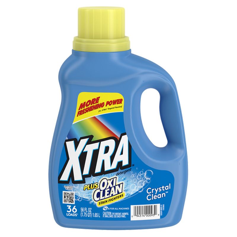6 pieces of 5oz Xtra Laundry Liq Plus Oxiclean