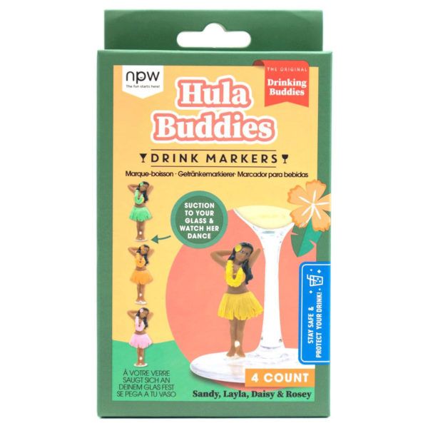 24 pieces Npw 4 Pack Hula Buddies Suction Drink Markers - Party ...