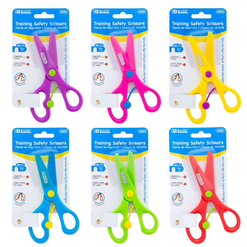 144 pieces of 5" Kids Training Scissors