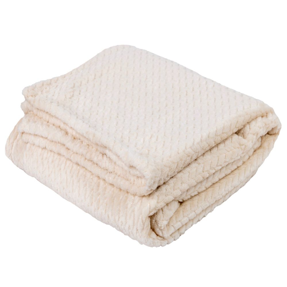 24 Pieces of Soft Fleece Waffle Blankets 50 X 60 (250 Gsm)