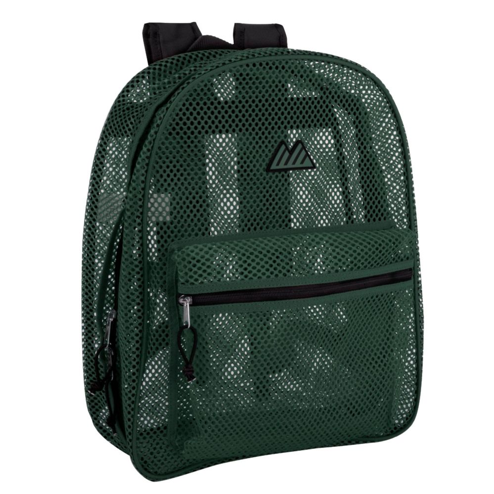 24 Pieces of Bulk Premium 17 Inch Mesh Backpack Green