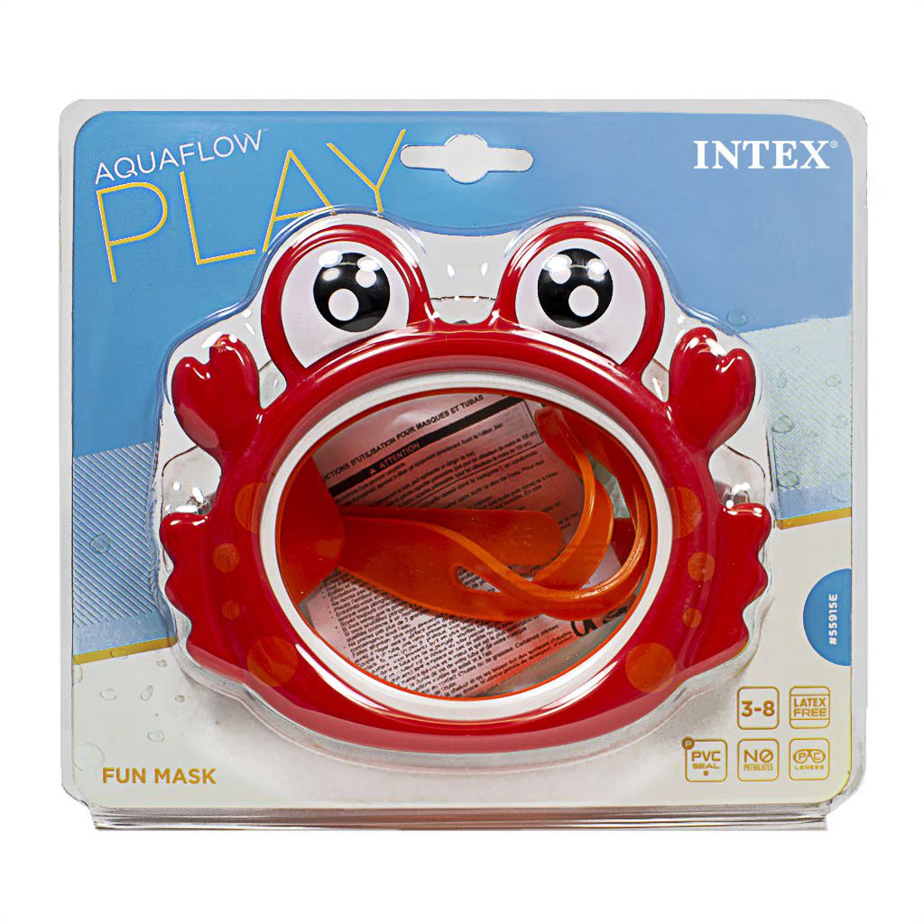 12 Pieces of Travel Size Intex Assorted Kids Fun Swim Mask - Ages 3 to 8