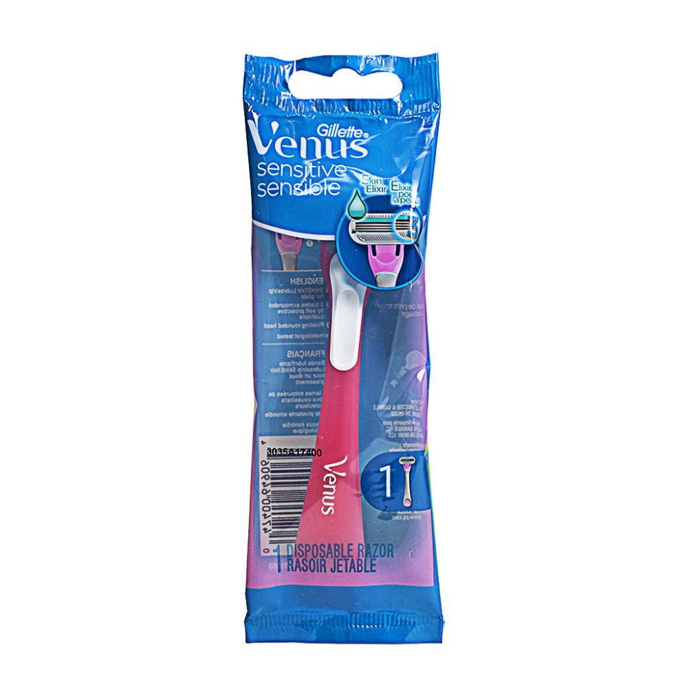 6 Pieces of Gillette Venus Sensitive Women's Disposable Razor - Pack of 1