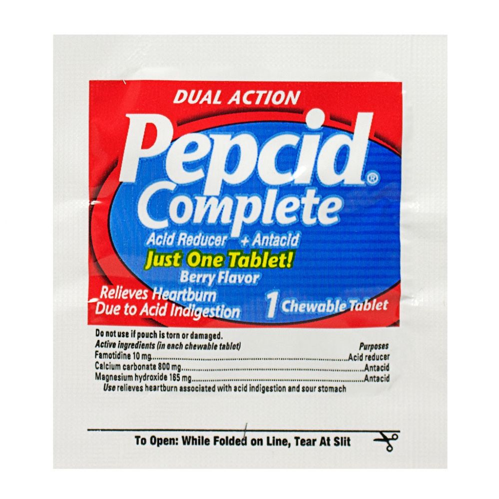 25 Pieces of Pepcid Complete Chewables - Pack of 1