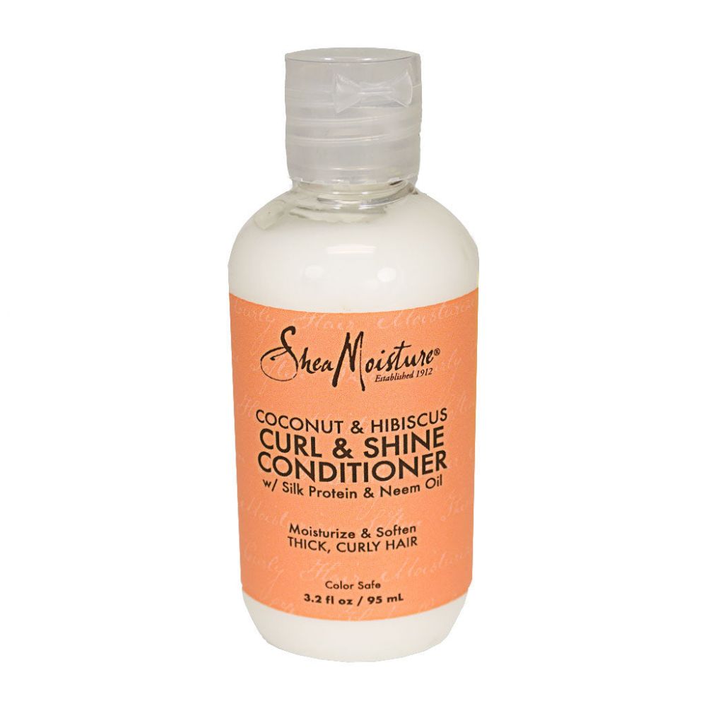 24 pieces of Travel Size Shea Moisture Coconut Hibiscus Curl + Shine Conditioner - 3.2 Oz.
