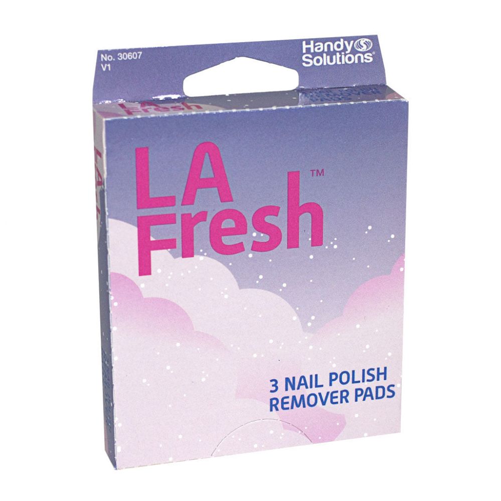 6 Pieces of La Fresh Acetone Nail Polish Remover Pad - 3 Ct.