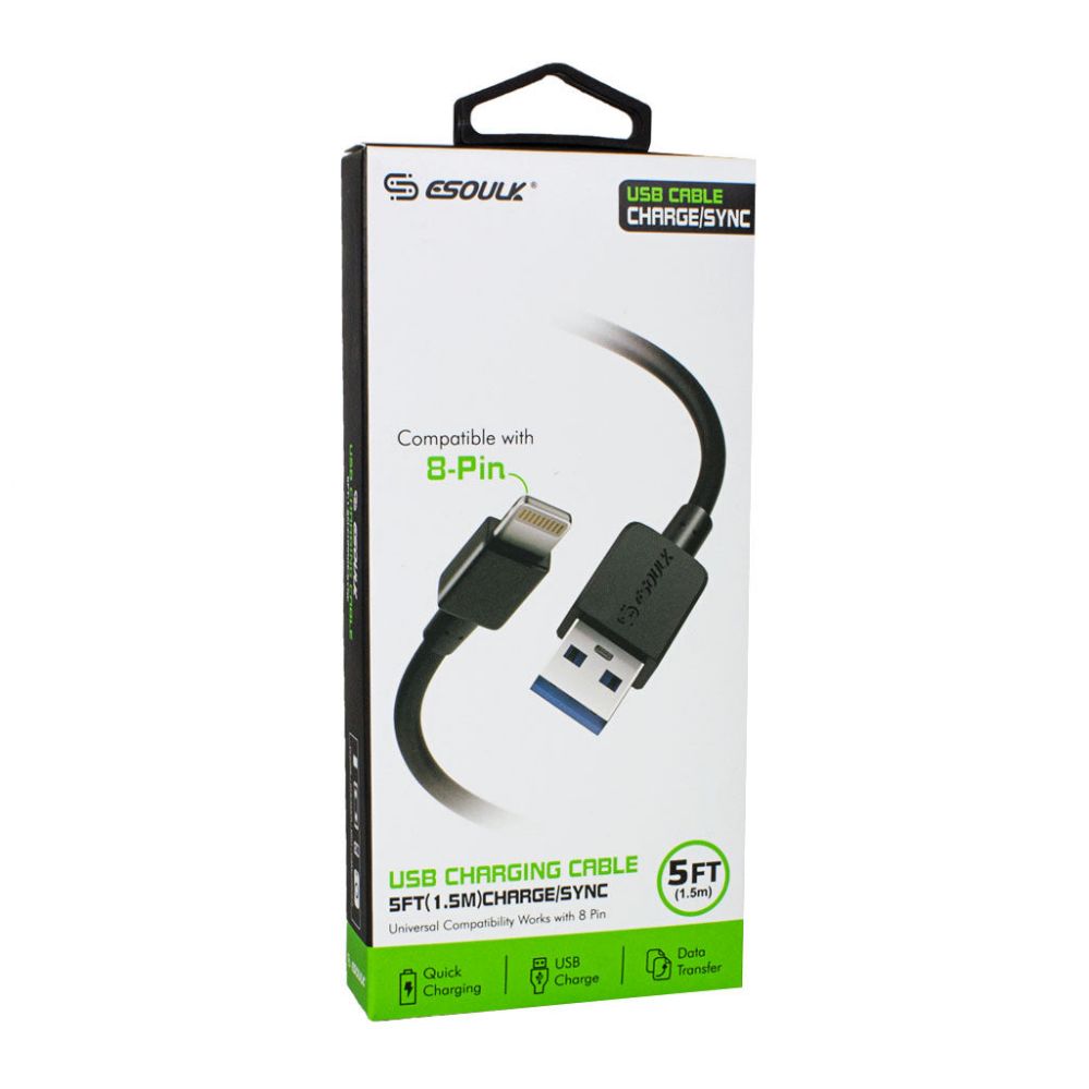 12 Pieces of Esoulk iPhone Charging Cable - 5 ft.